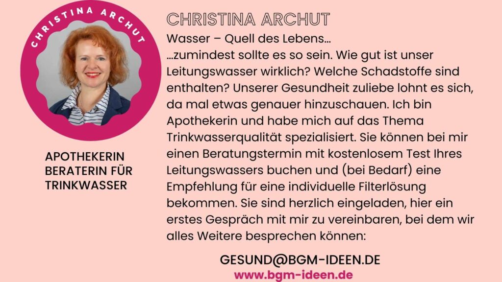 Christina Archut Wasserberatung
